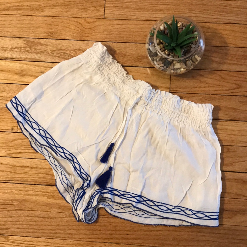 White Beach Shorts